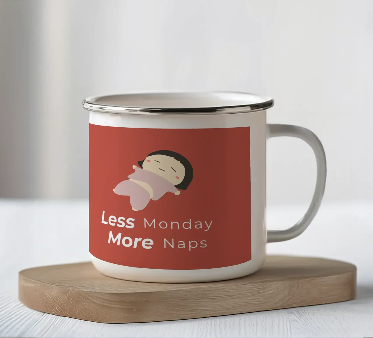 Funny Daily Quotes tazza in smalto da Dreamer10