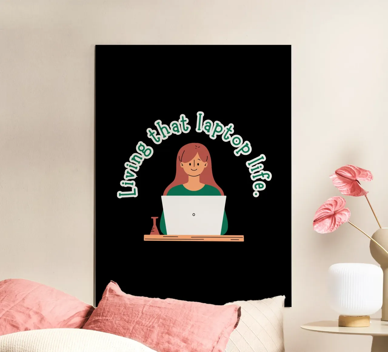 Happy Daily Quotes poster with plastic frame by Dreamer10