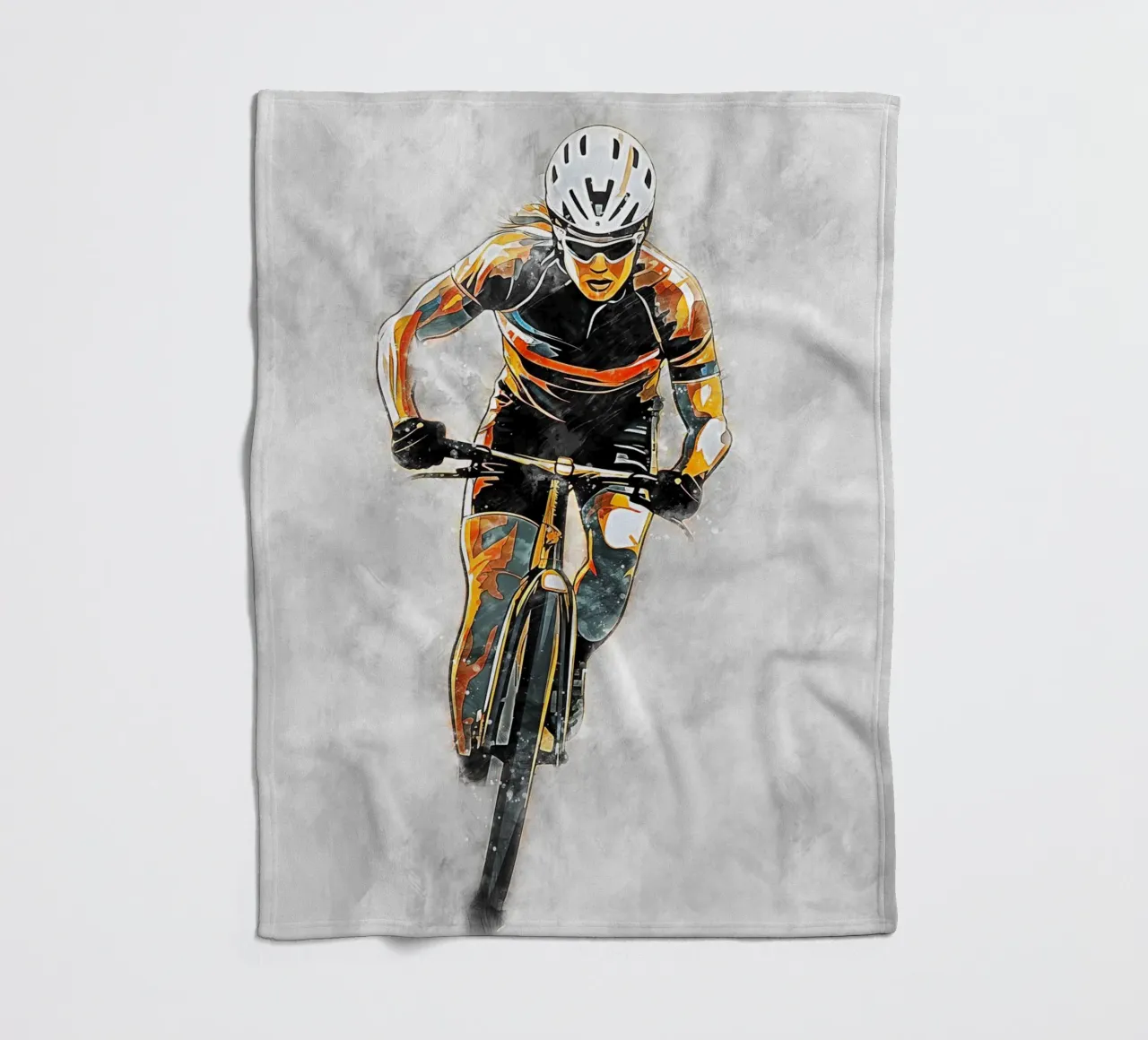 Cycling Color Gray B coperta in pile da Mateo