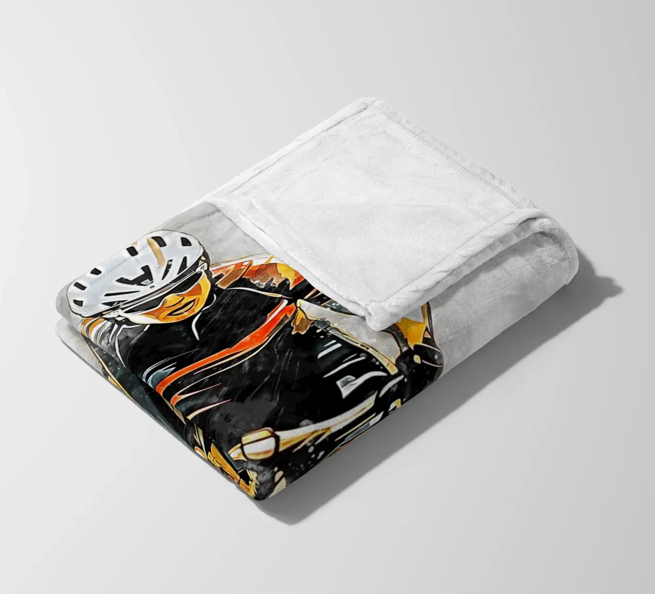 Cycling Color Gray B coperta in pile da Mateo