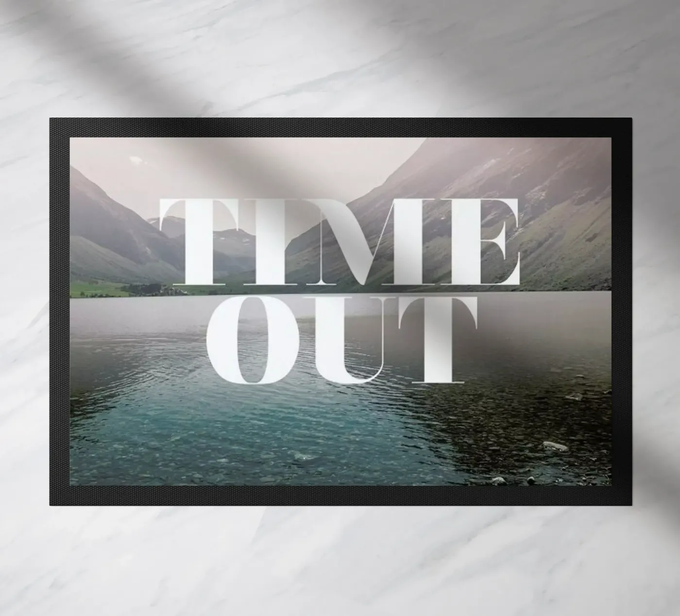 Time Out doormat by Amy & Kurt