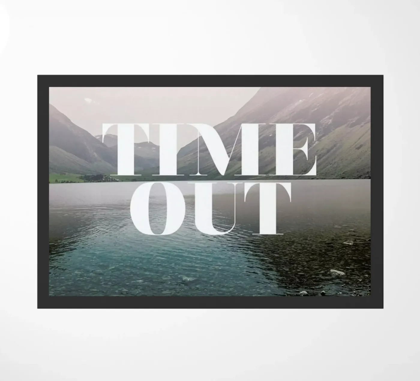 Time Out doormat by Amy & Kurt