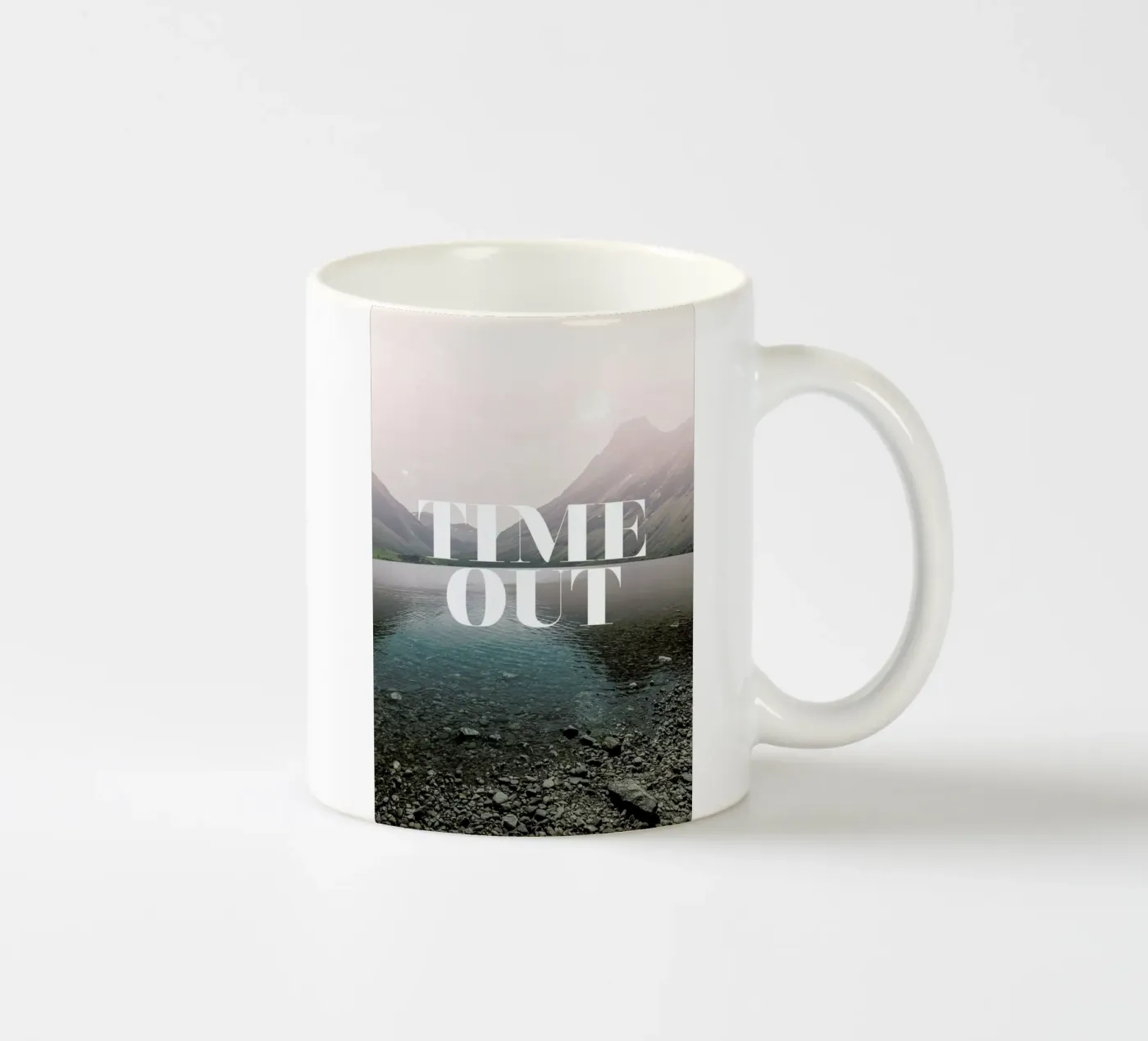 Time Out ceramic mug by Amy & Kurt