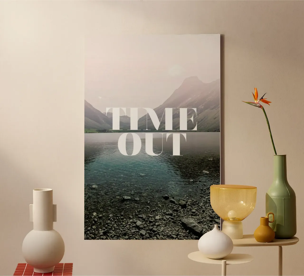 Time Out tela con Cornice a cassetta da Amy & Kurt