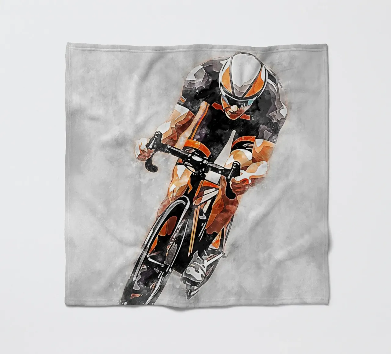 Cycling Color Gray B coperta in pile da Mateo