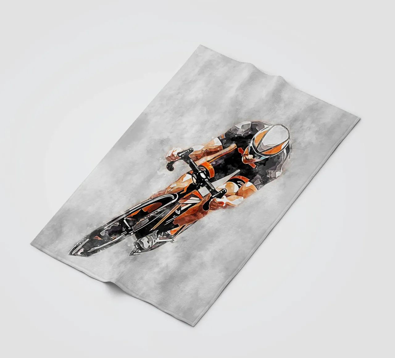 Cycling Color Gray B coperta in pile da Mateo