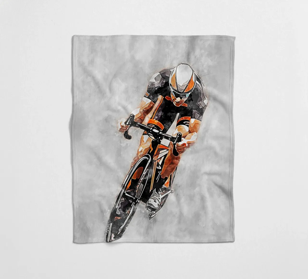 Cycling Color Gray B coperta in pile da Mateo