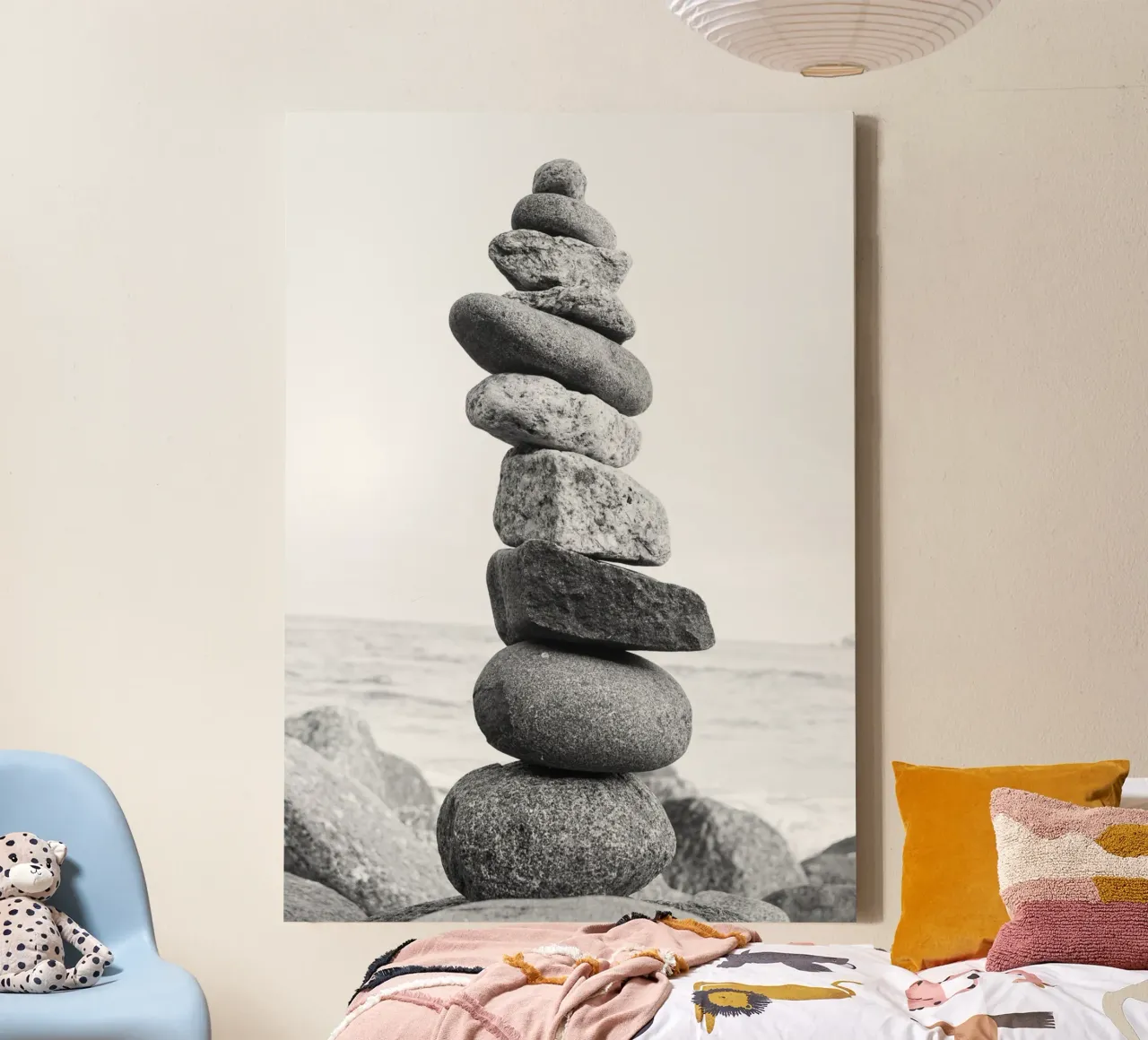 Keep Your Balance #2 canvas with Floater frame by rafael campezato