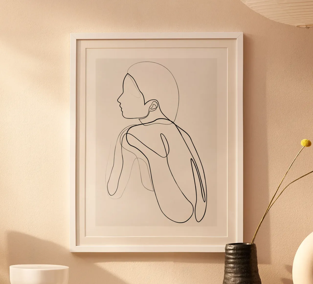 Shelter - pastel poster with aluminum frame by Addillum