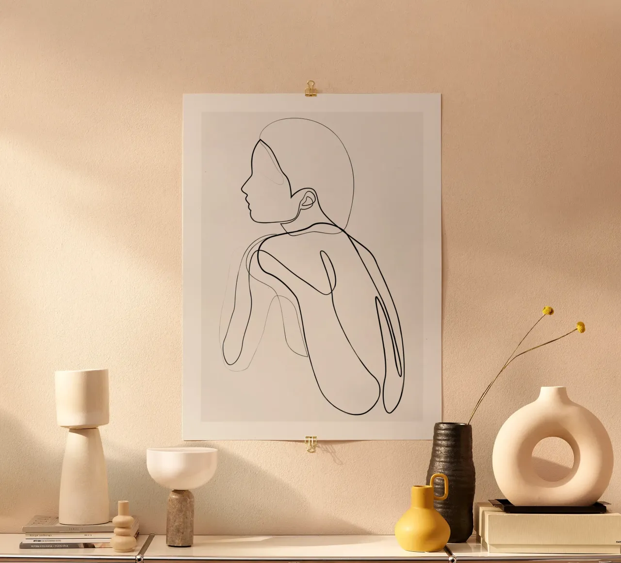 Shelter - pastel poster with aluminum frame by Addillum