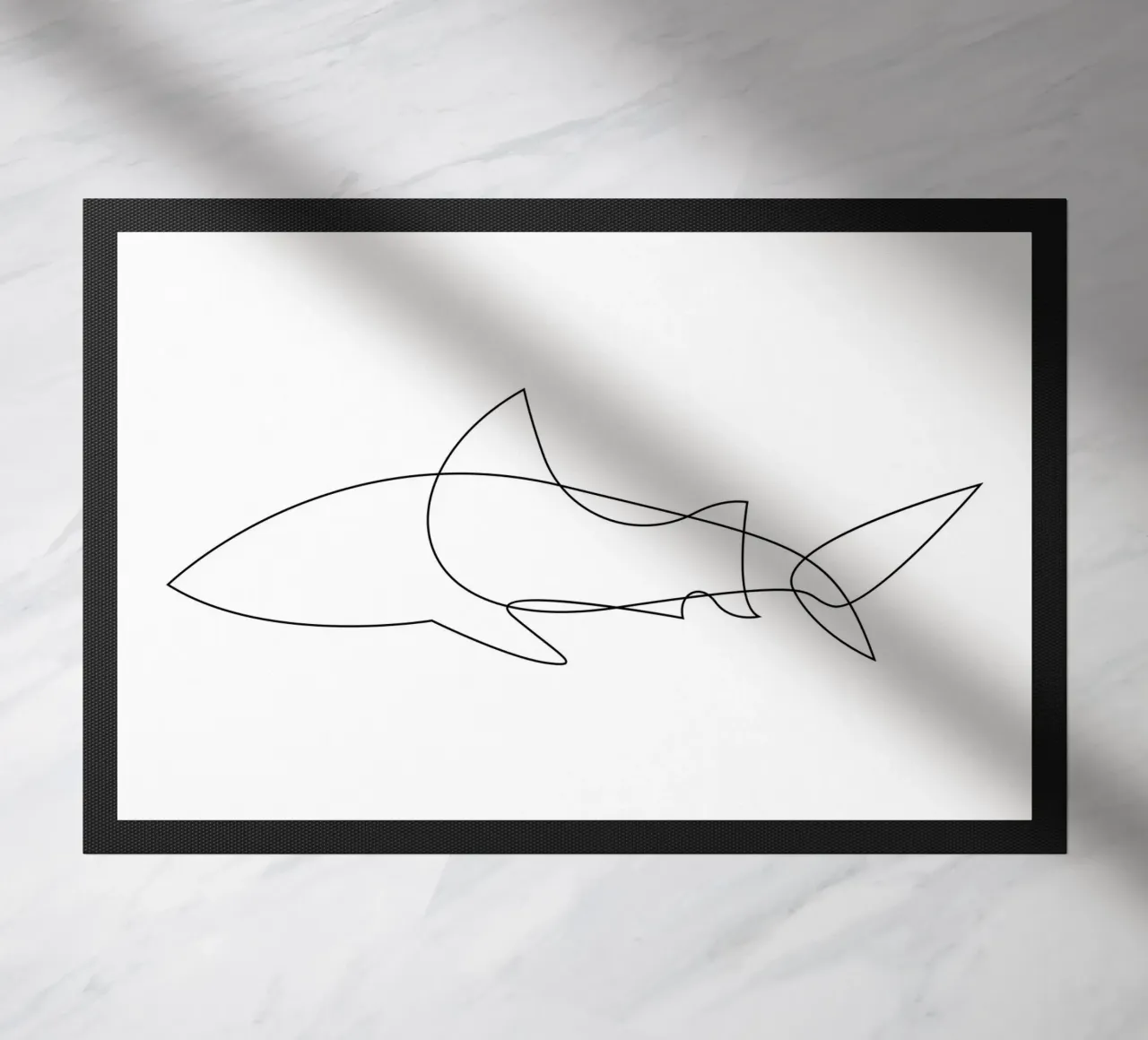 One Line Shark zerbino da Addillum