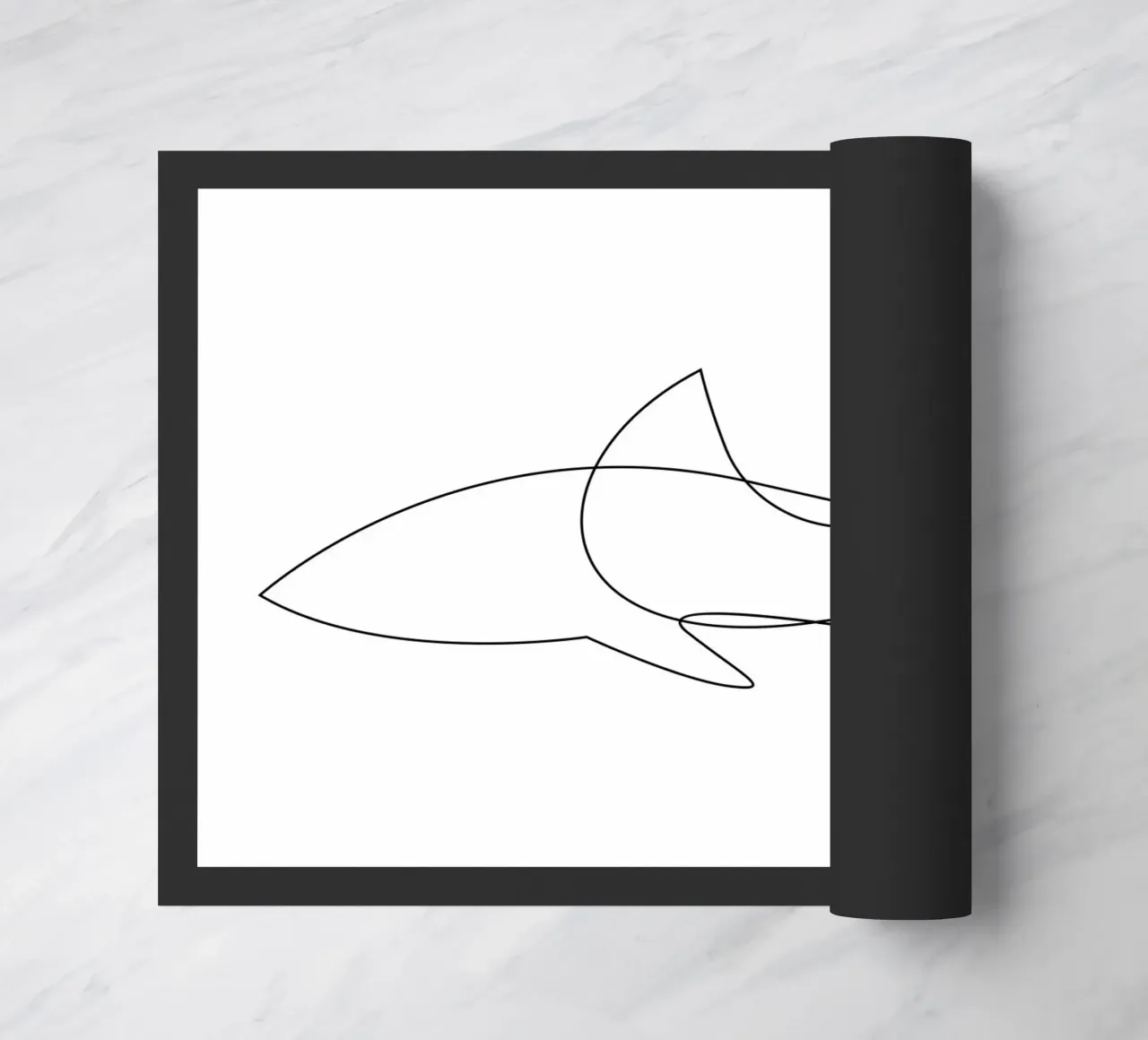 One Line Shark zerbino da Addillum