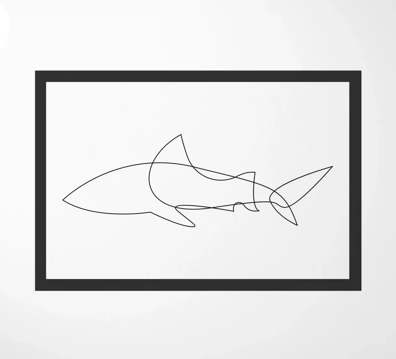 One Line Shark zerbino da Addillum