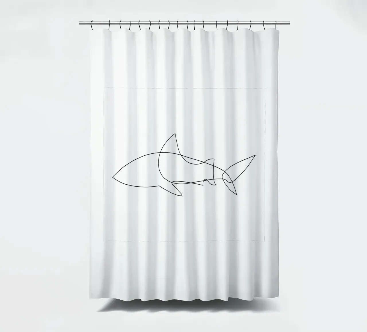 One Line Shark tenda da doccia da Addillum