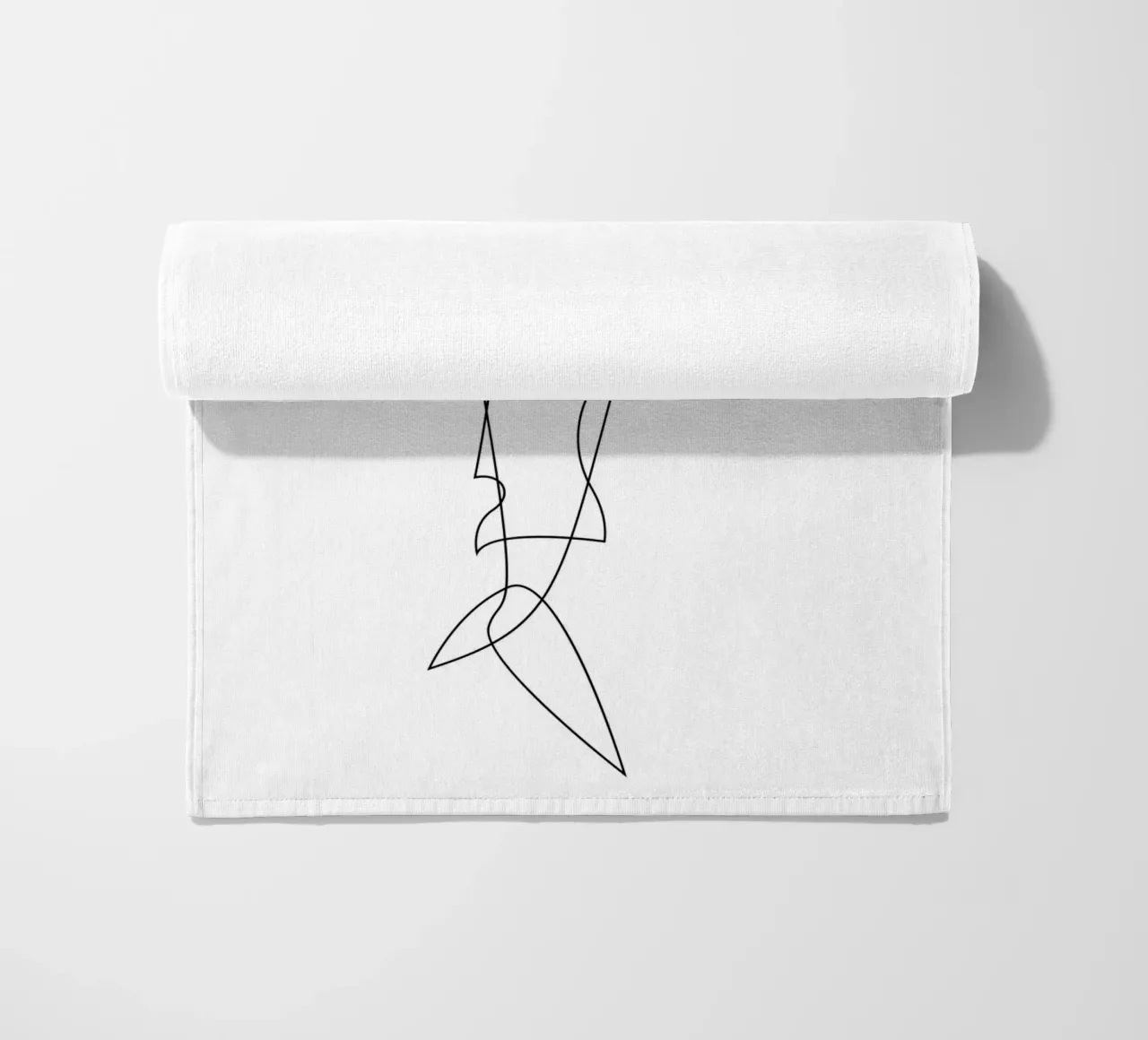 One Line Shark telo mare da Addillum