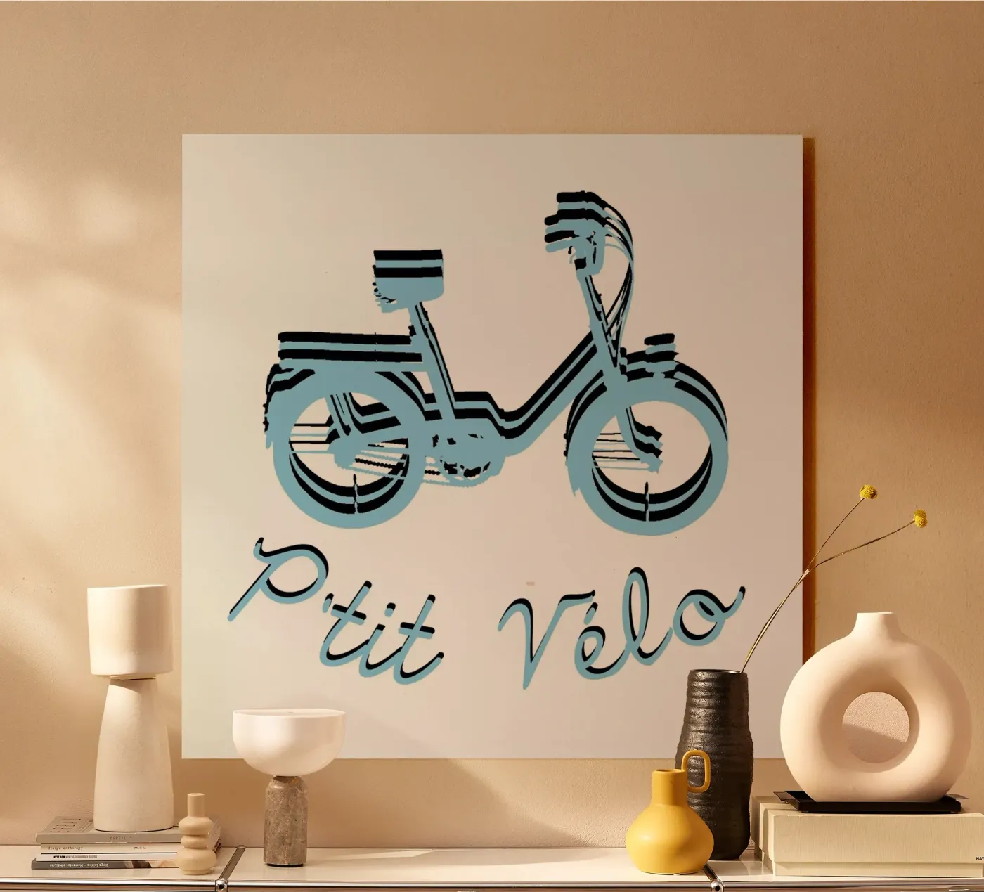 Logo P'tit Vélo plexiglass da P'tit Vélo