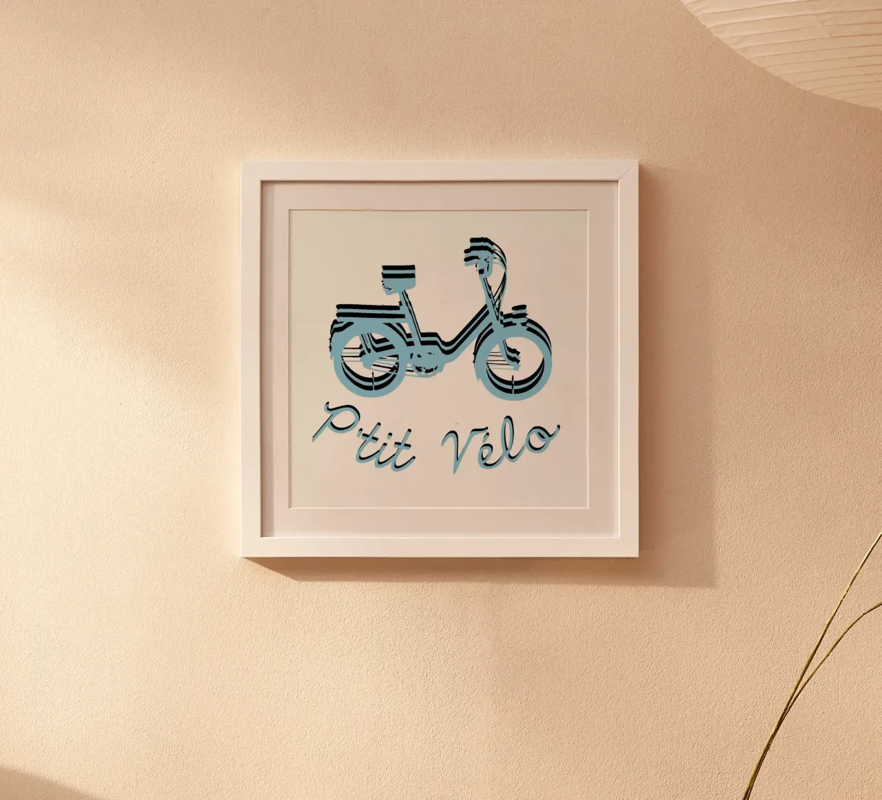 Logo P'tit Vélo poster con telaio in plastica da P'tit Vélo