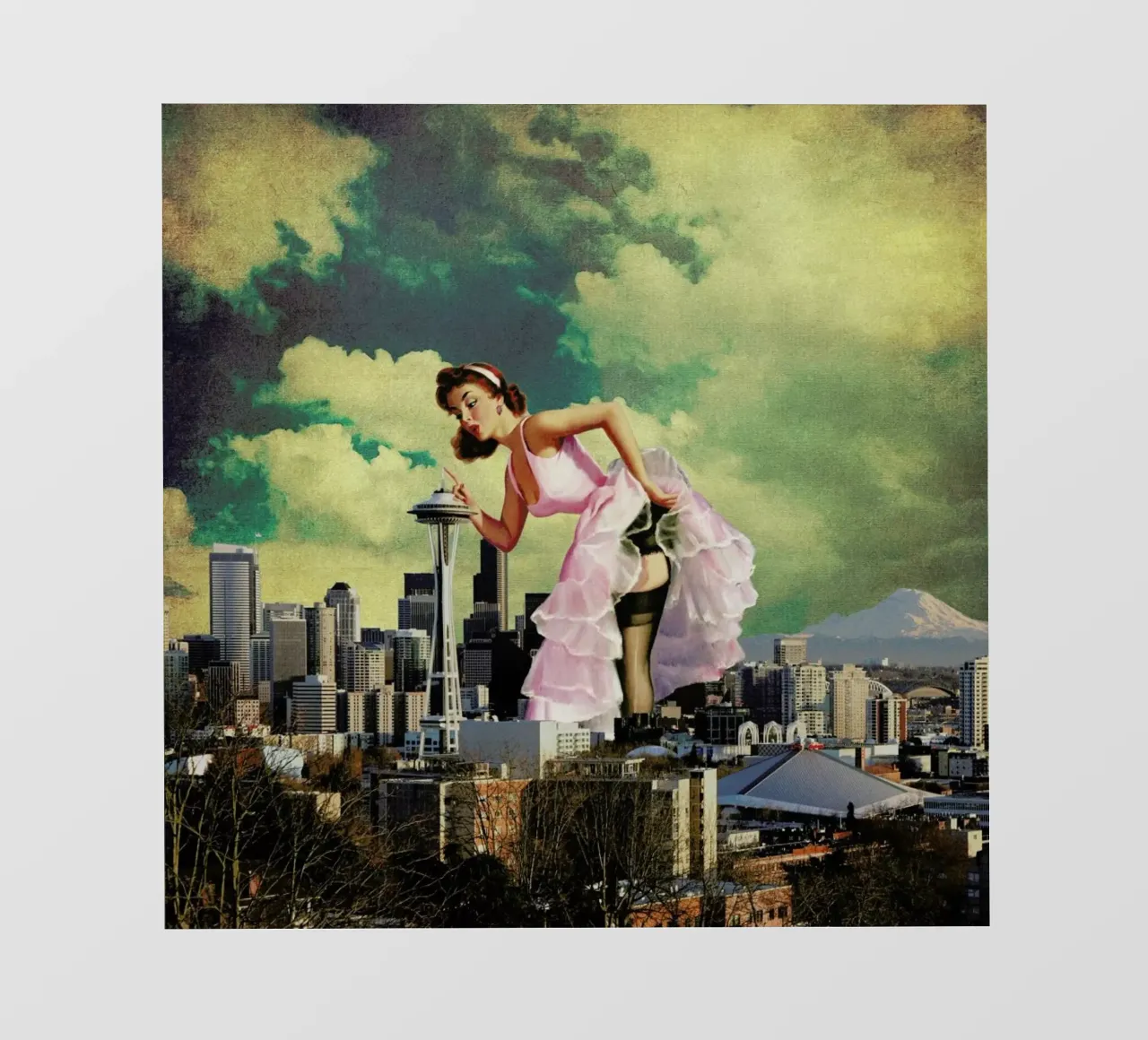 Seattle Pinup pellicola backlit da Jason Brueck