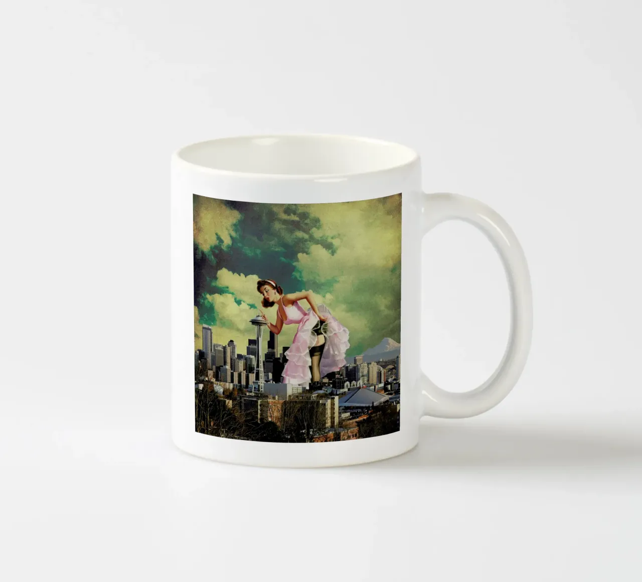 Seattle Pinup tazza in ceramica da Jason Brueck