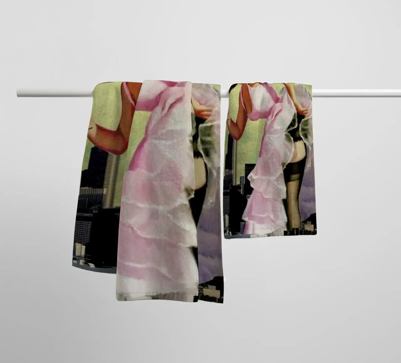 Seattle Pinup asciugamano da bagno da Jason Brueck