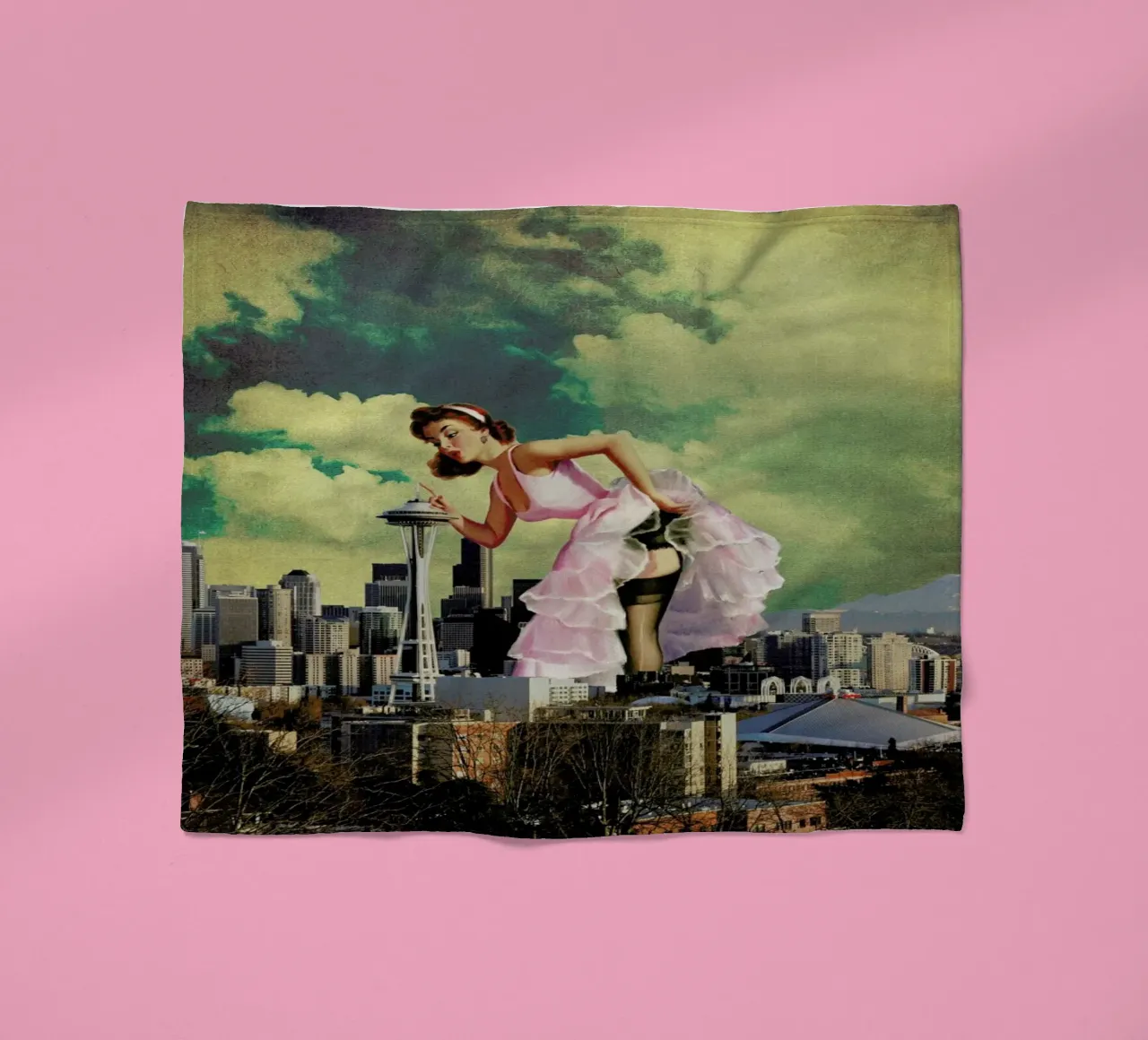 Seattle Pinup coperta in pile da Jason Brueck