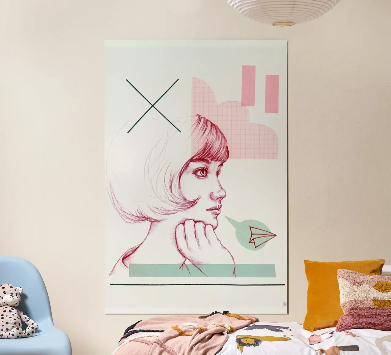 Classroom Girl hahnemühle by Laura O'Connor