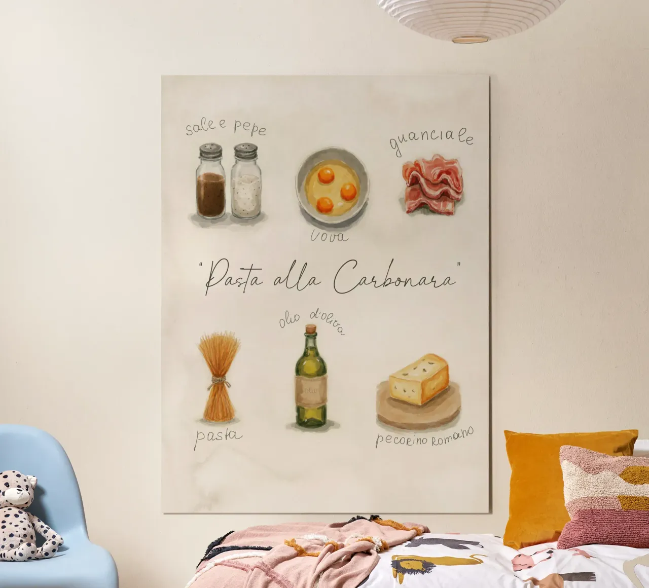Pasta alla Carbonara poster da Indigo Rain