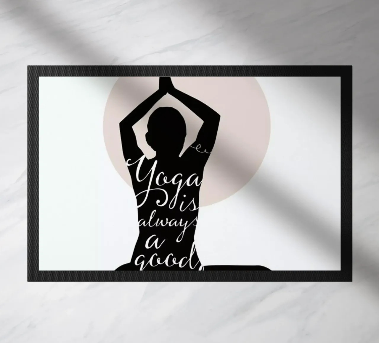 Yoga doormat by Amy & Kurt