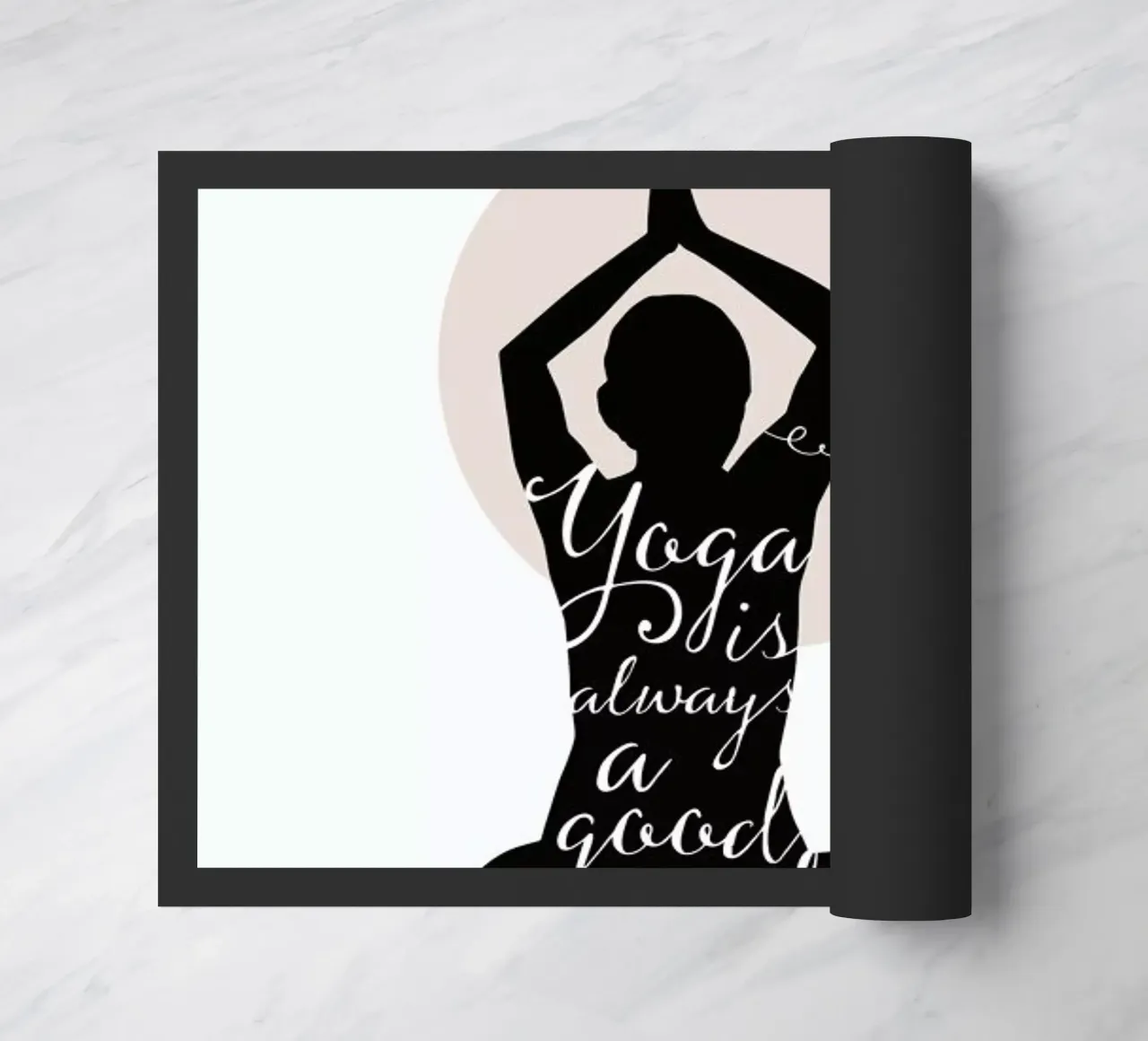 Yoga doormat by Amy & Kurt