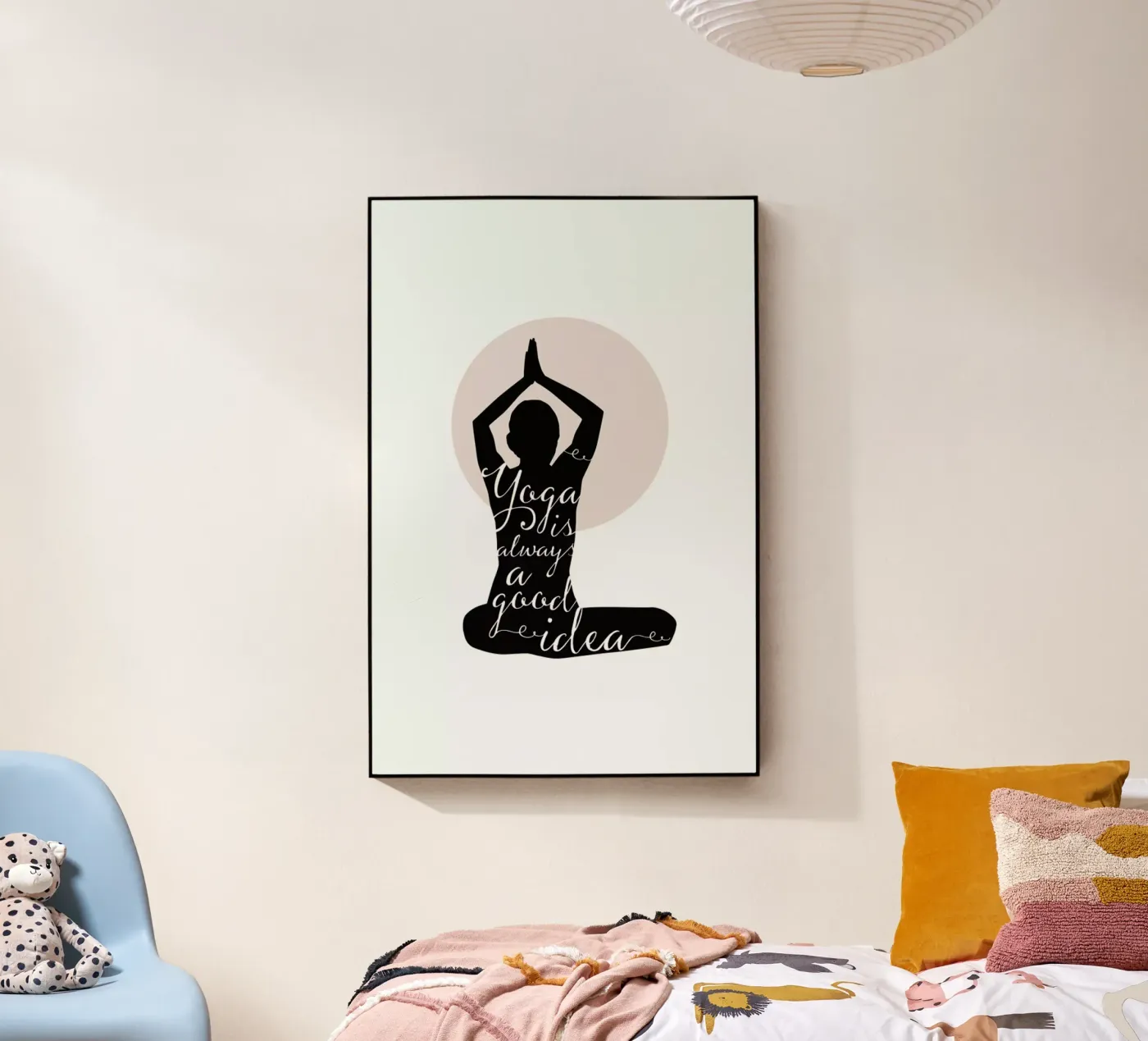 Yoga Acryl-Glas von Amy & Kurt