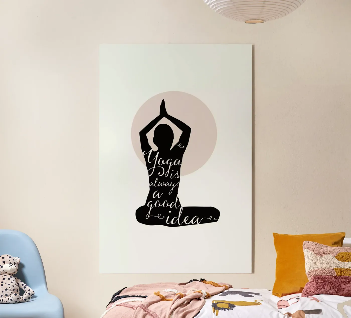 Yoga Acryl-Glas von Amy & Kurt