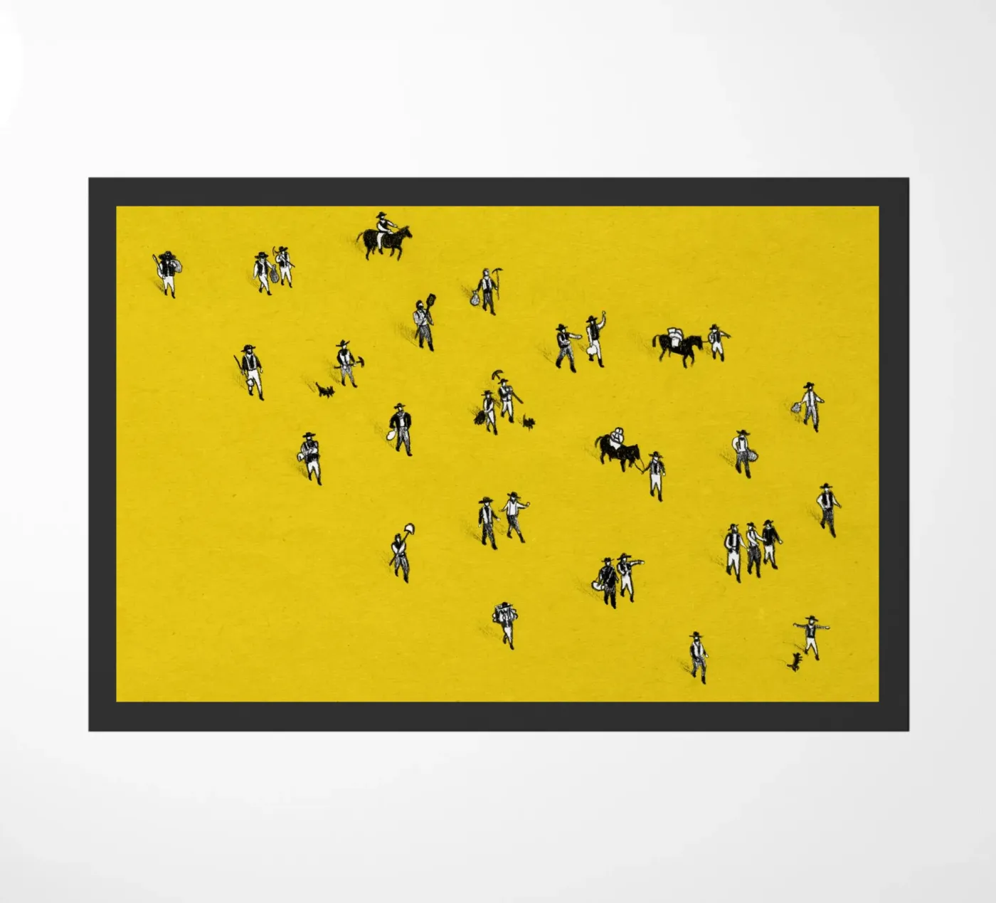 Going Places doormat by Laura O'Connor