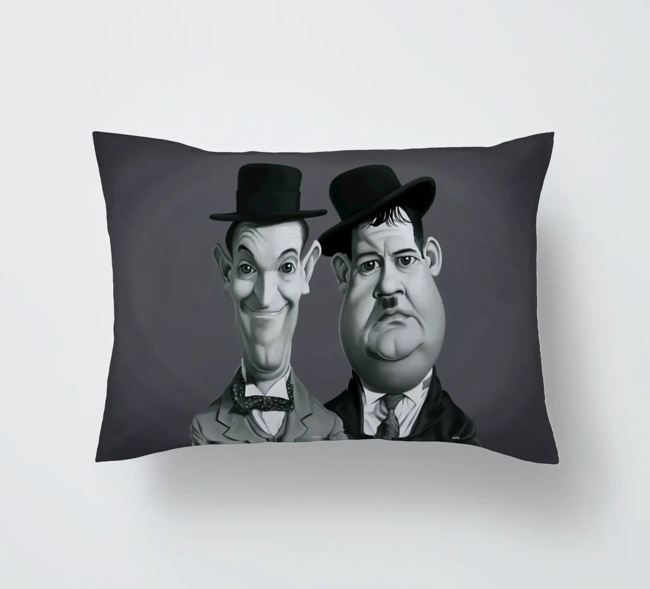 Laurel and Hardy cuscino da Rob Art | Illustration