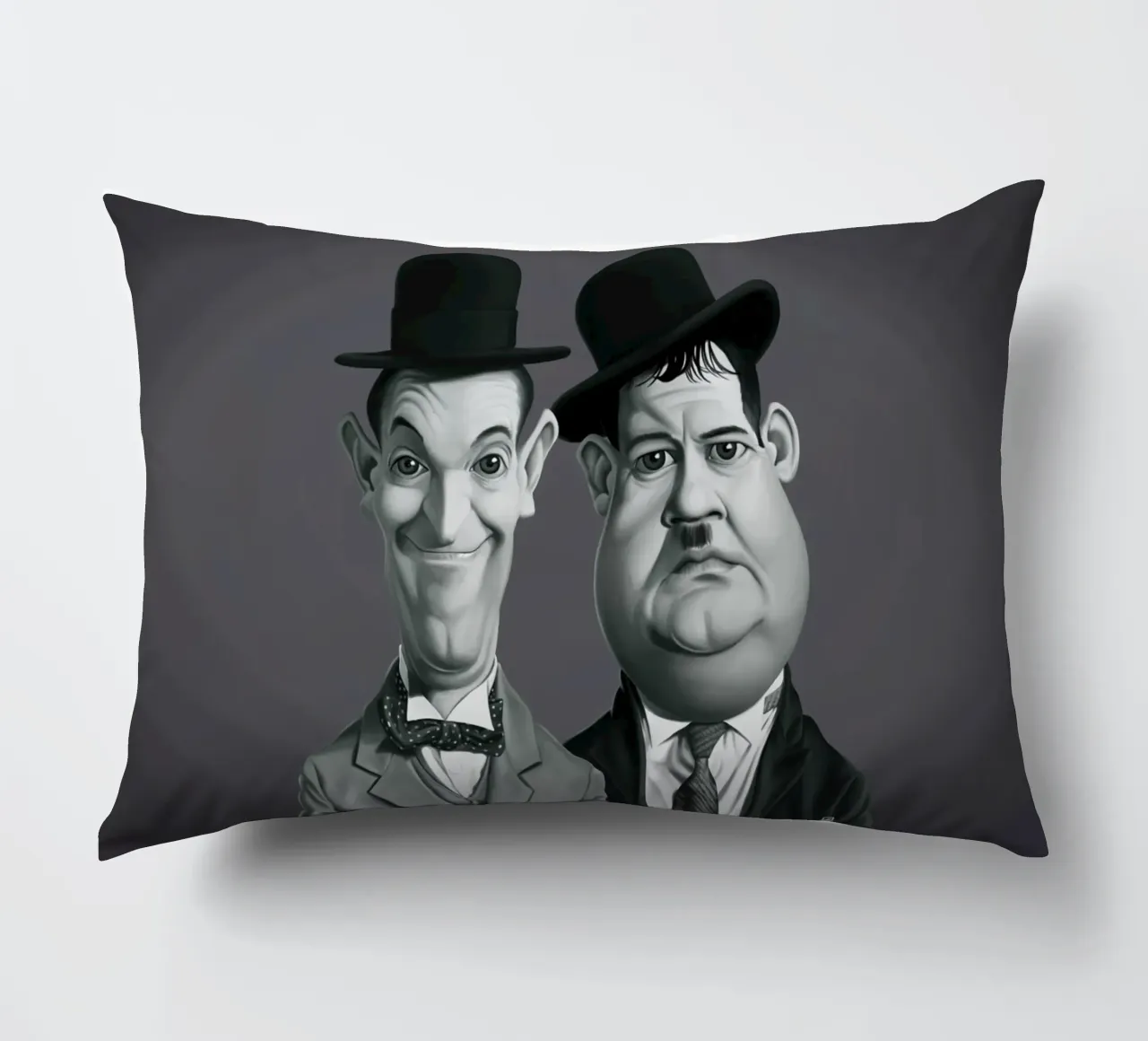 Laurel and Hardy cuscino da Rob Art | Illustration
