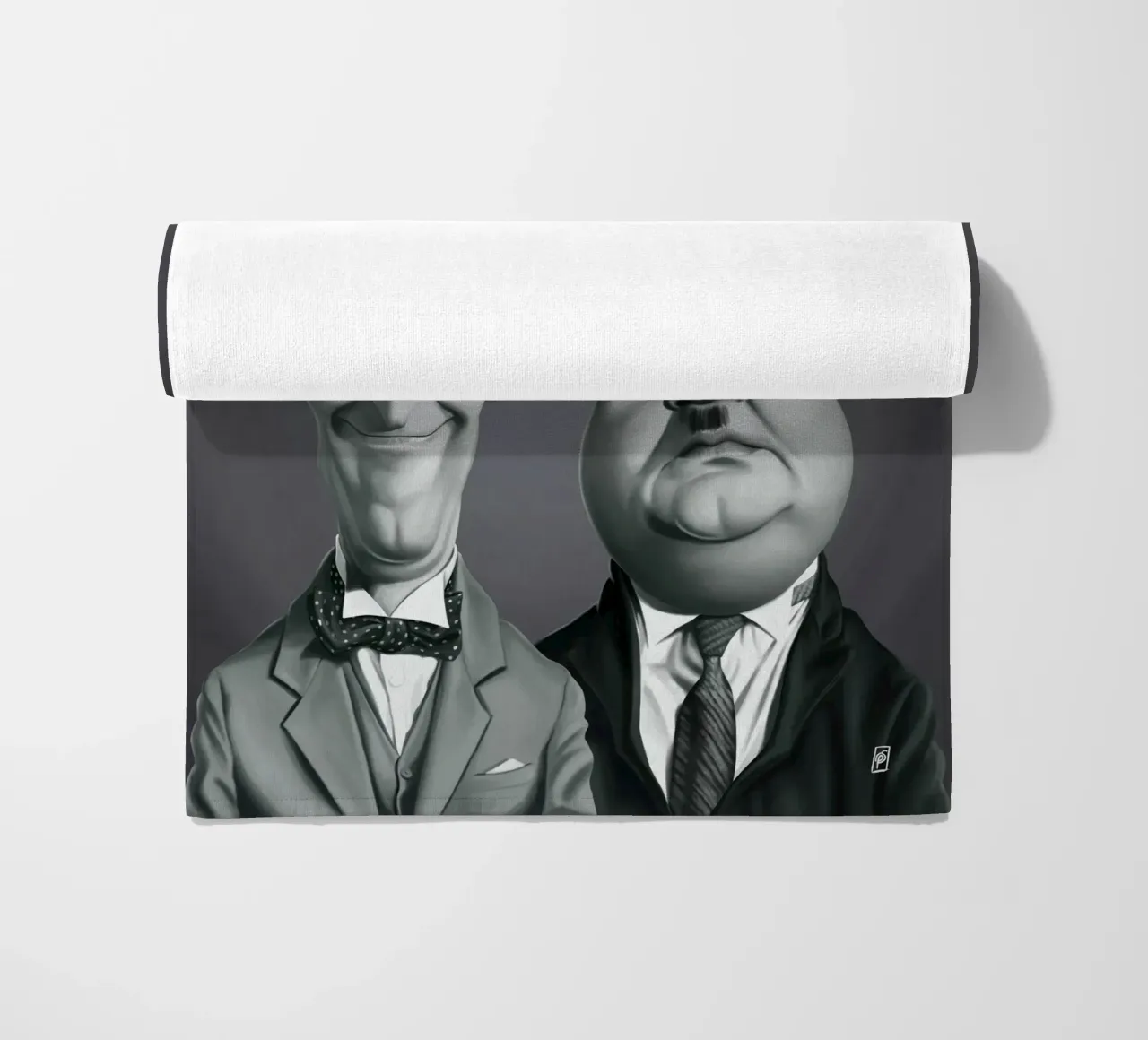 Laurel and Hardy telo mare da Rob Art | Illustration