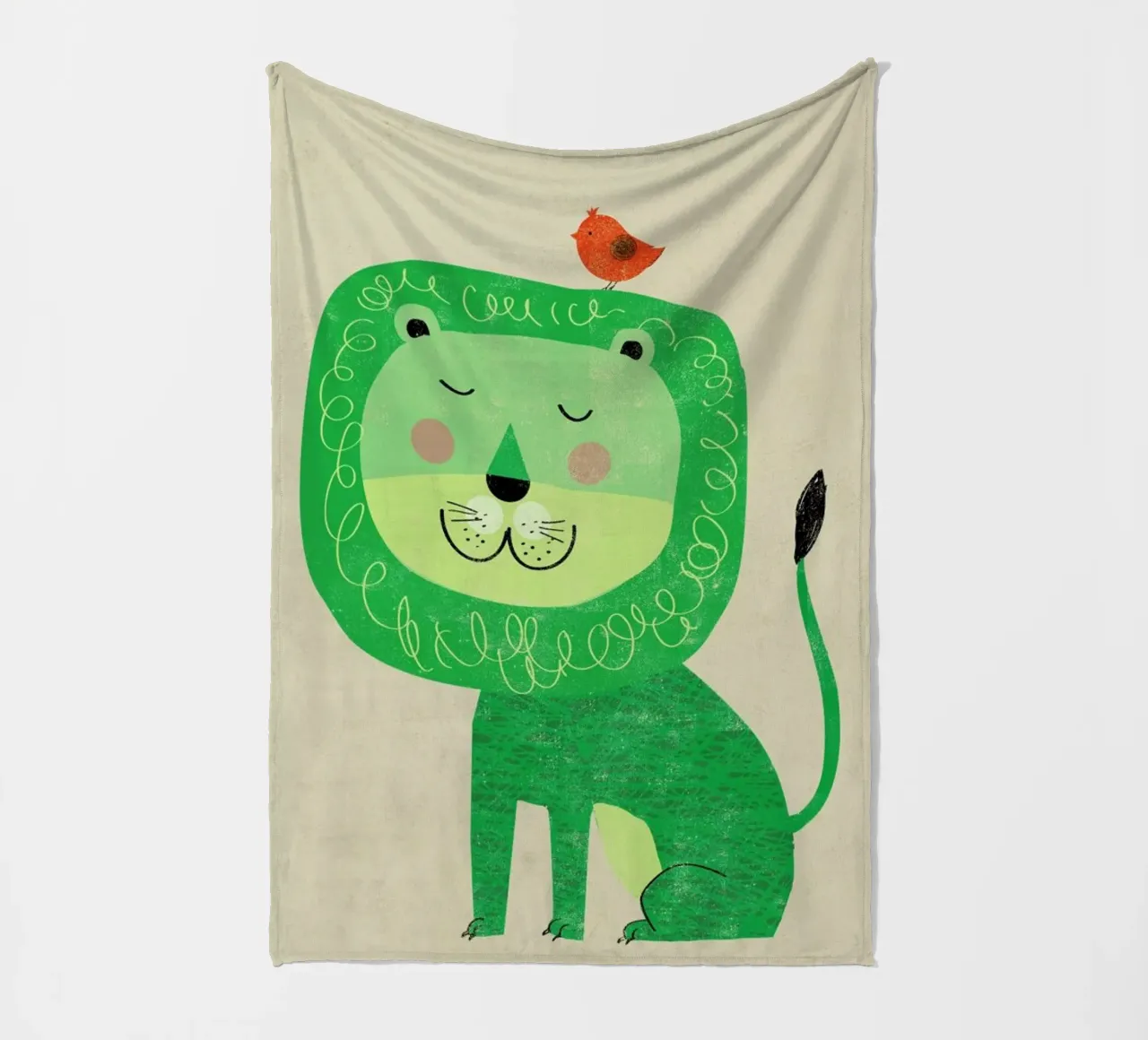 Lion fleecedeken van Rocket68