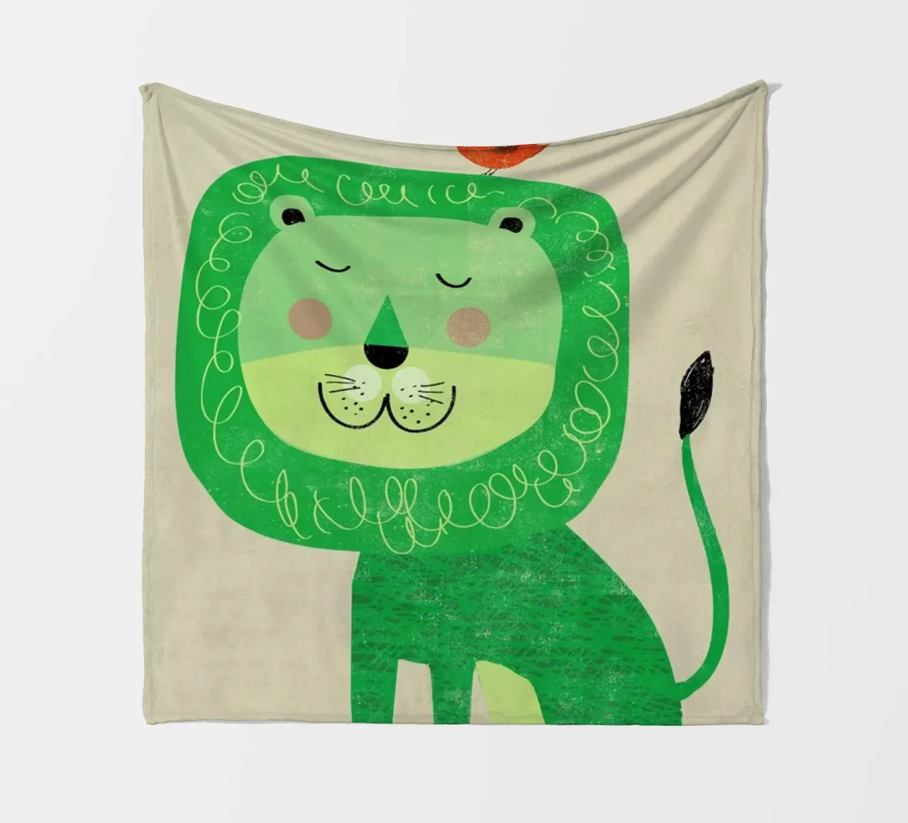 Lion fleecedeken van Rocket68