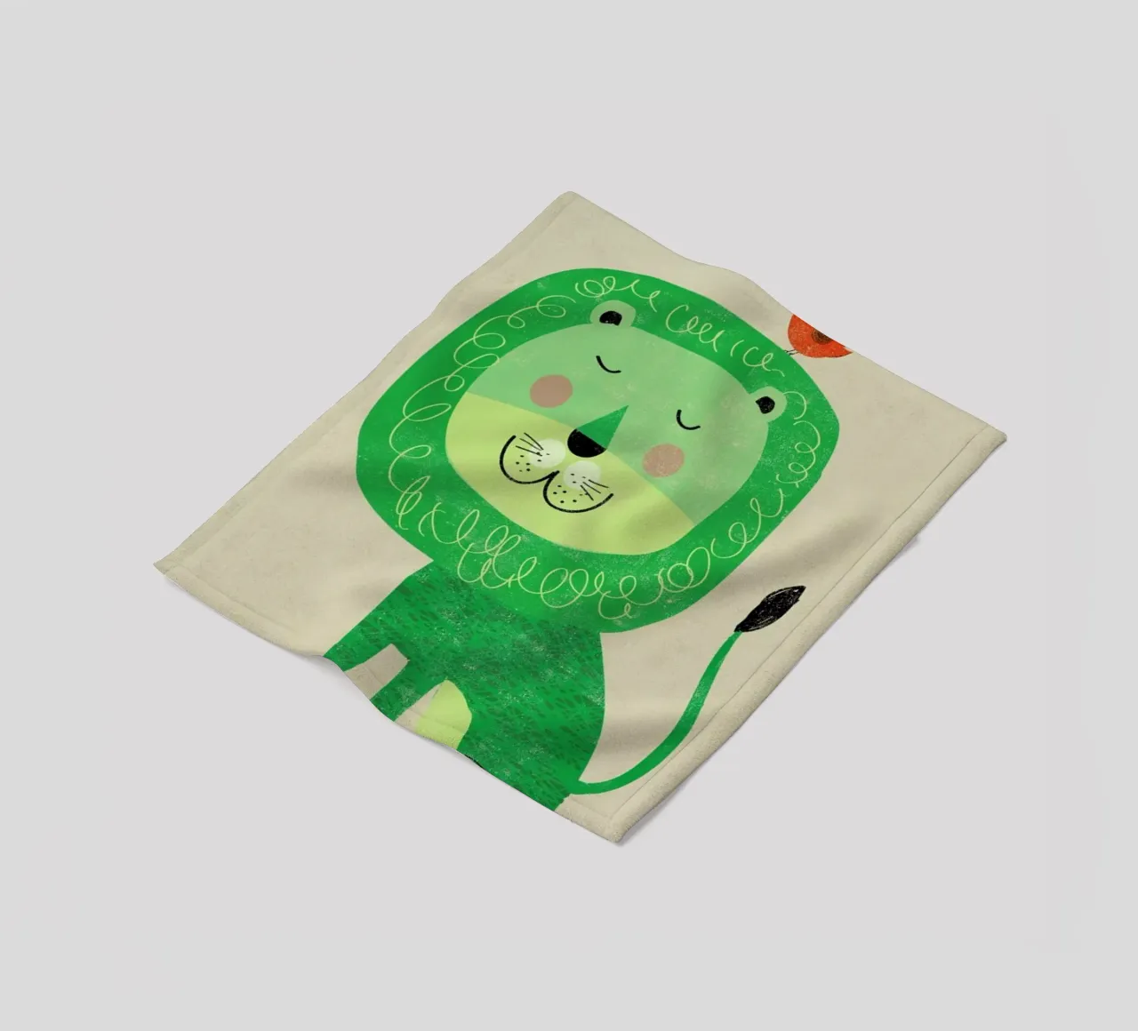 Lion fleecedeken van Rocket68