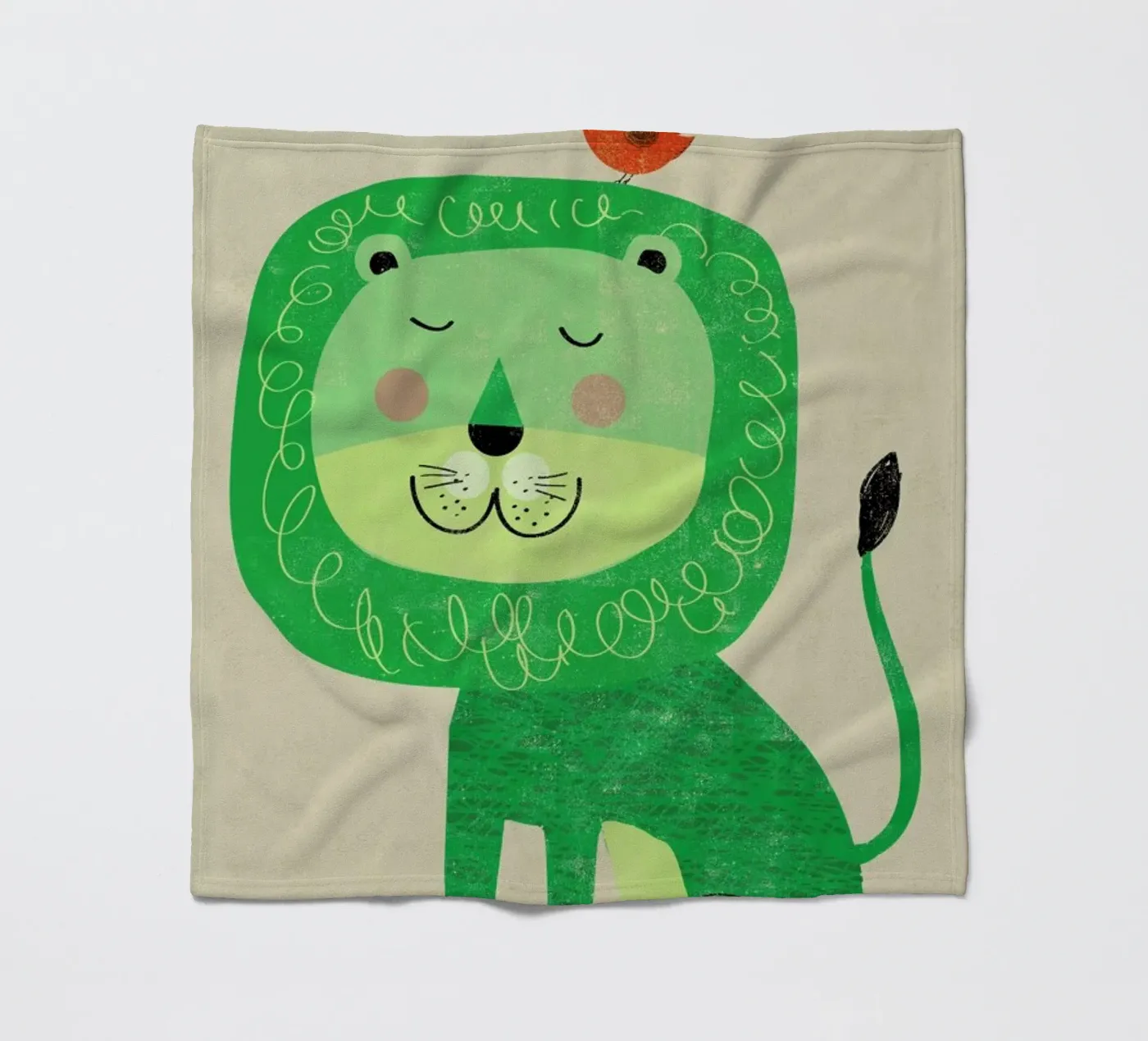 Lion fleecedeken van Rocket68