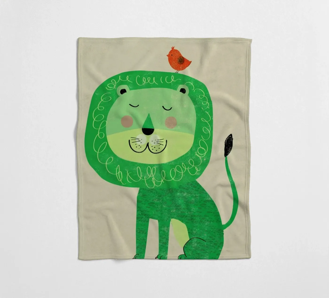 Lion fleecedeken van Rocket68