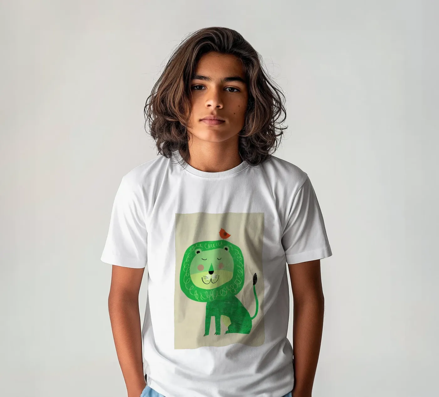 Lion t-shirt bambini da Rocket68