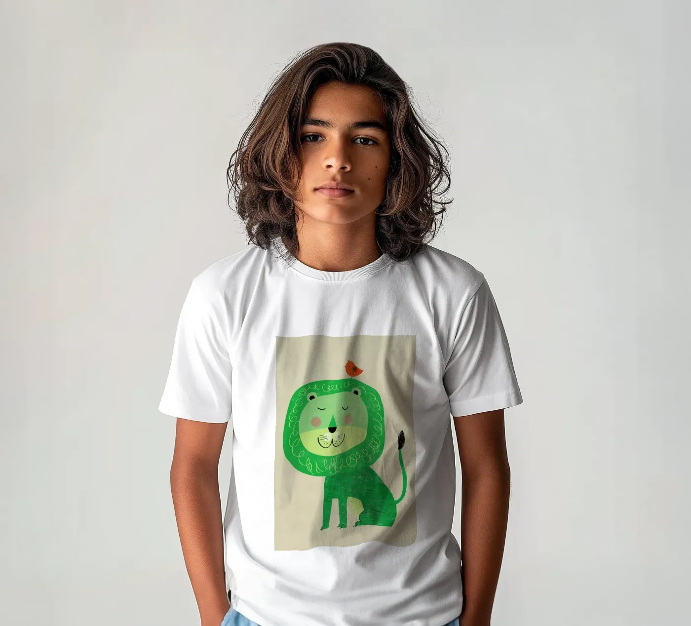 Lion t-shirt bambini da Rocket68