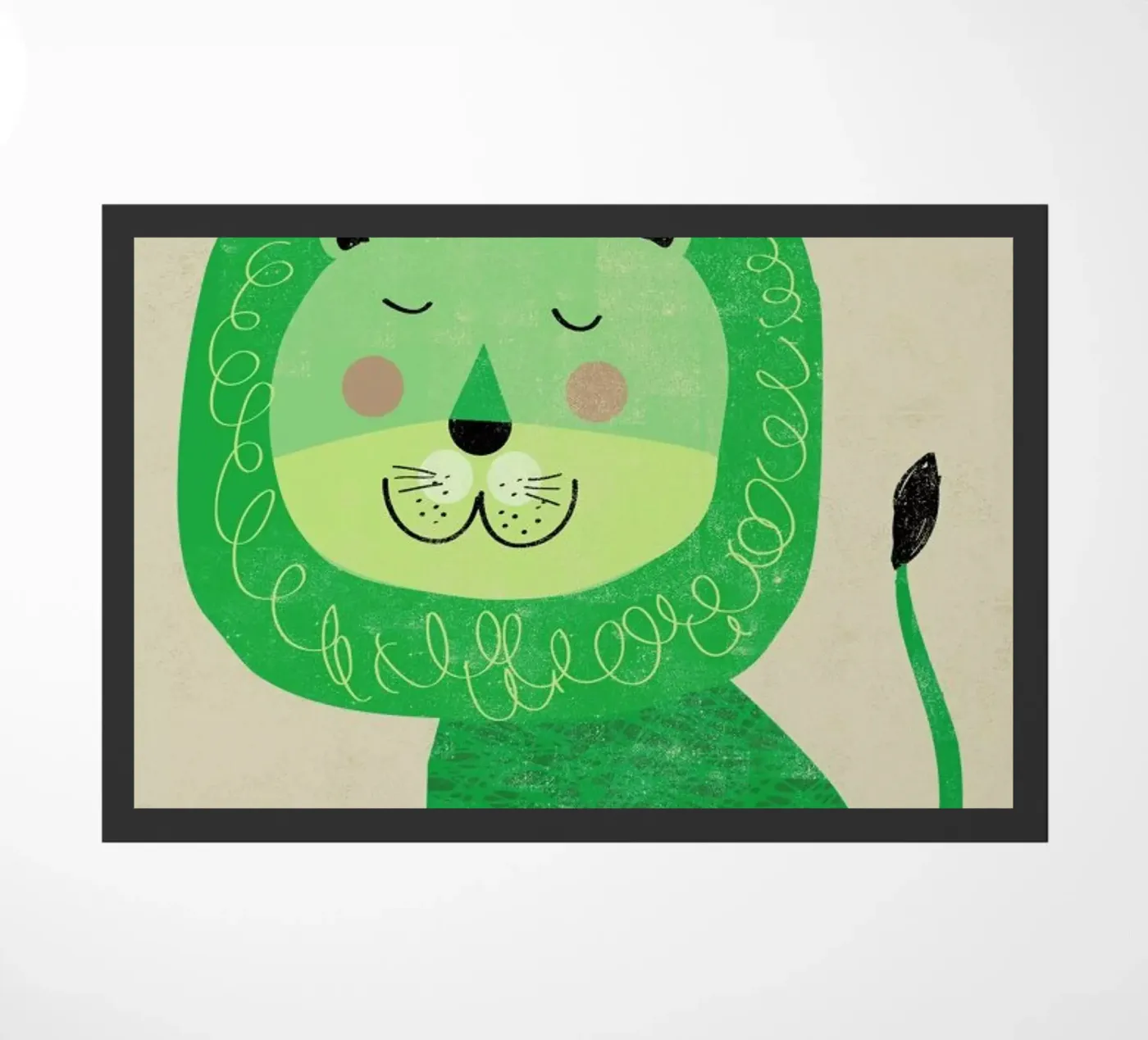 Lion doormat by Rocket68