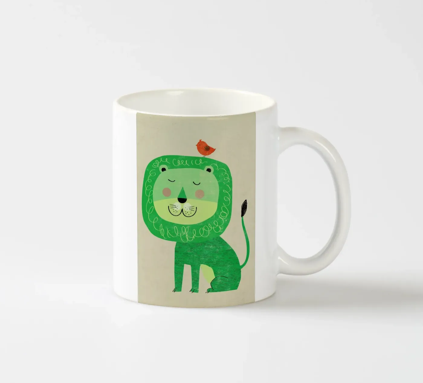 Lion ceramic mug by Rocket68