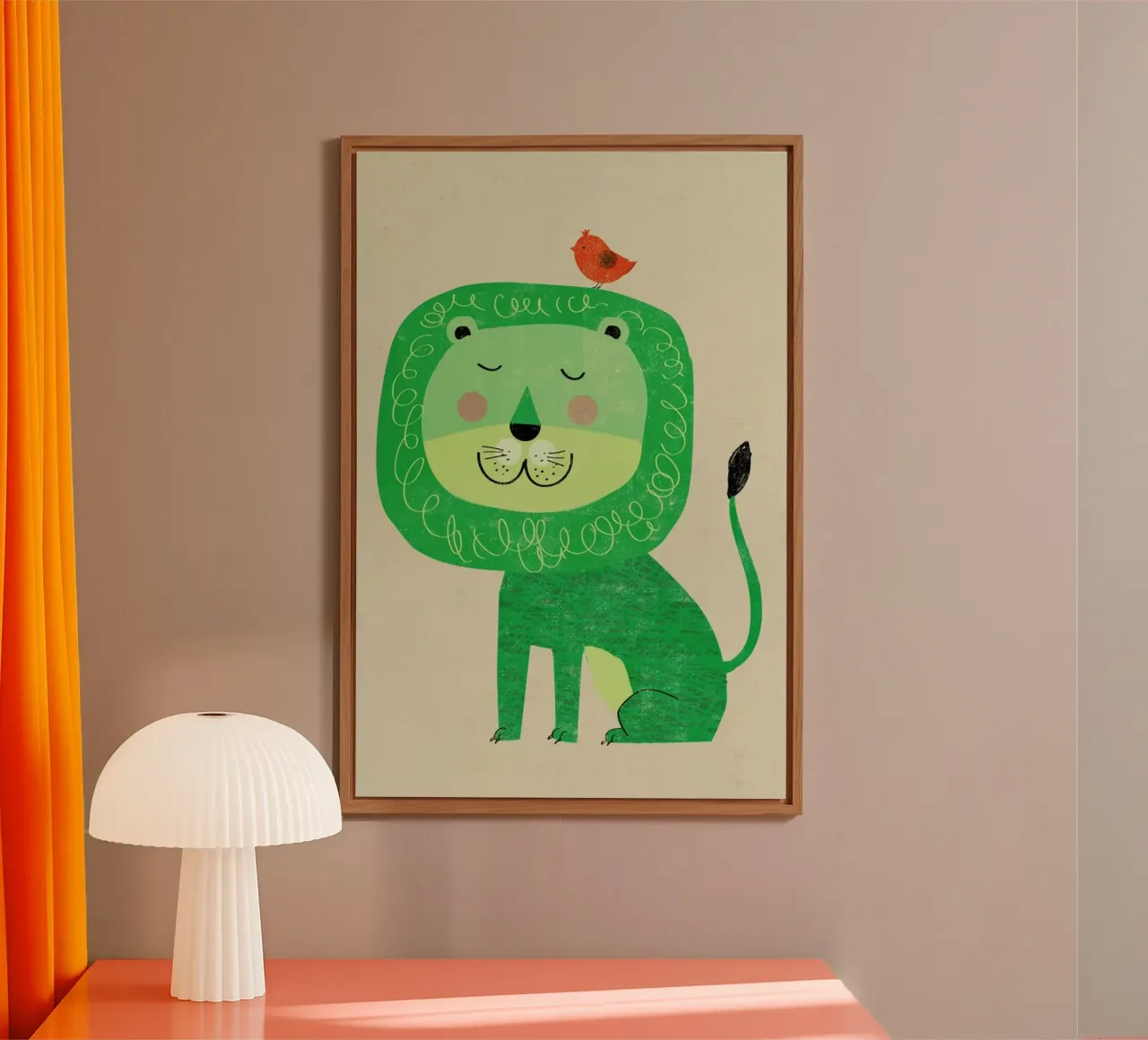 Lion aluminium-dibond van Rocket68
