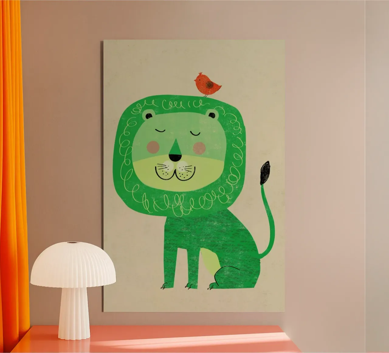 Lion aluminium-dibond van Rocket68