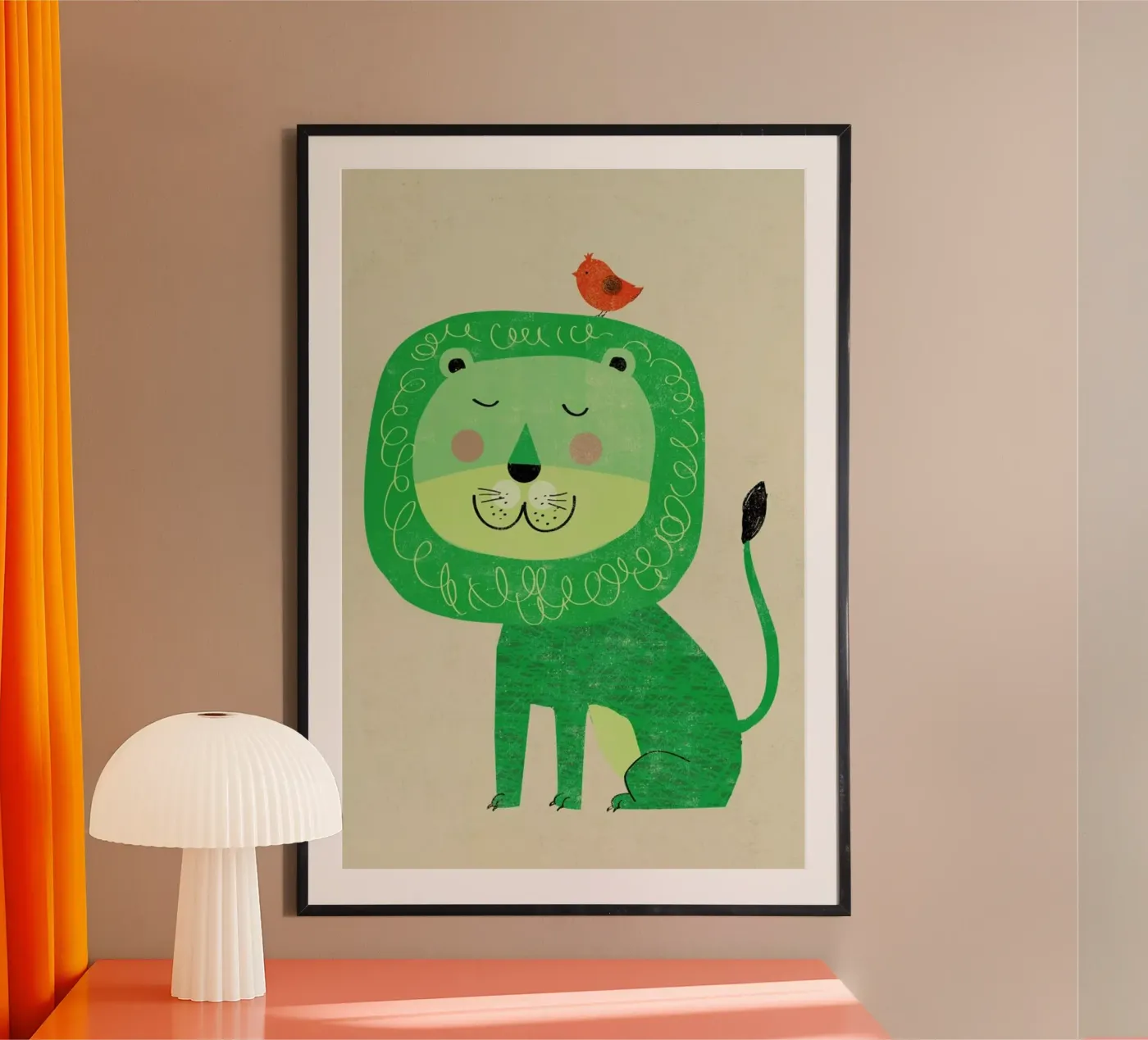 Lion poster by Rocket68