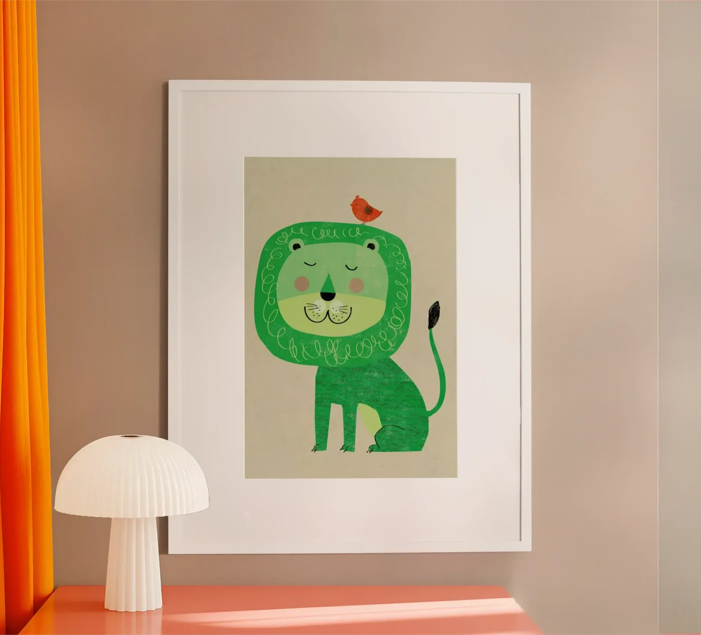 Lion poster by Rocket68