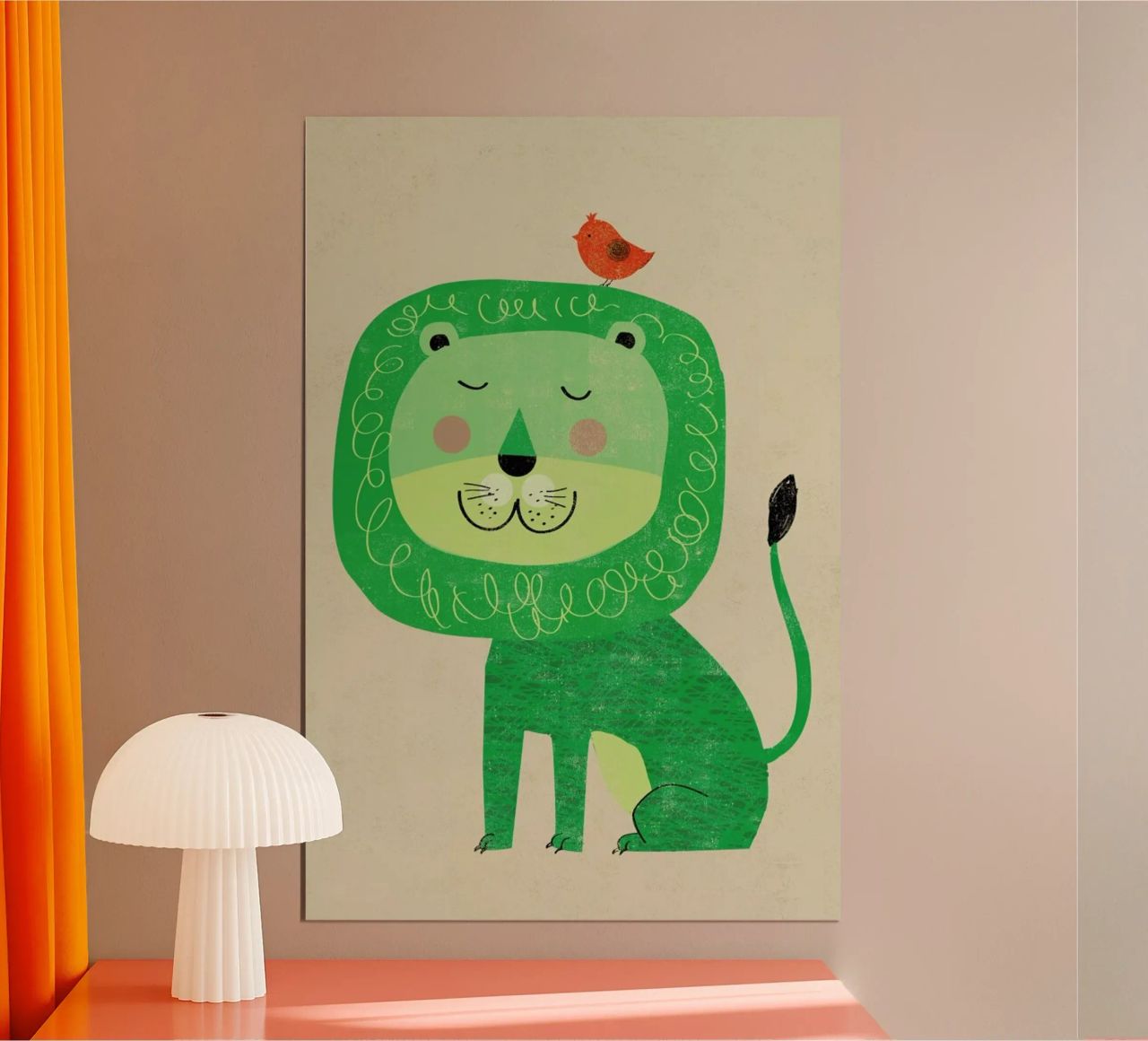 Lion poster by Rocket68