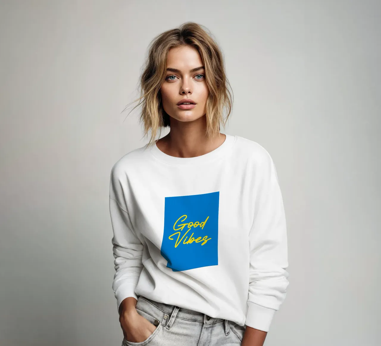 Good Vibes Semplice Minimalista Moderno felpa da AESTHETIC WRITING